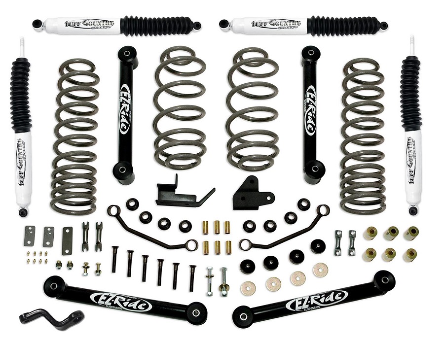 Tuff Country EZ-Ride 4.0 Inch Lift Kit 97-06 Jeep Wrangler - Click Image to Close